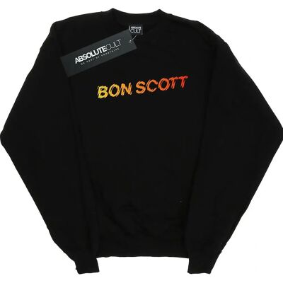 Absolute Cult Bon Scott Weiß Sweatshirt - Musik Merch Absolute Cult Bon Scott Weiß Sweatshirt - Musik Merch