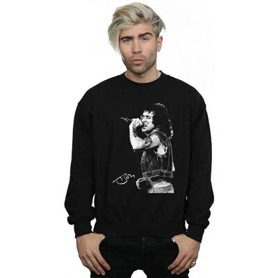 Absolute Cult Bon Scott Herren-Sweatshirt mit Signiertem Foto - Sweatshirt Absolute Cult Bon Scott Herren-Sweatshirt mit Signiertem Foto - Sweatshirt