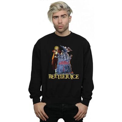 Absolute Cult Beetlejuice Herren Hier liegt Sweatshirt - Sweatshirt Absolute Cult Beetlejuice Herren Hier liegt Sweatshirt - Sweatshirt