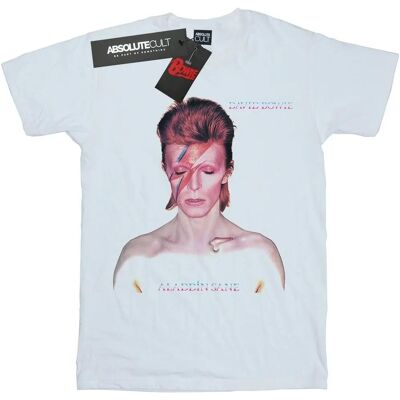 David Bowie White Slim Fit T-Shirt - Men's Official Merchandise David Bowie White Slim Fit T-Shirt - Men's Official Merchandise