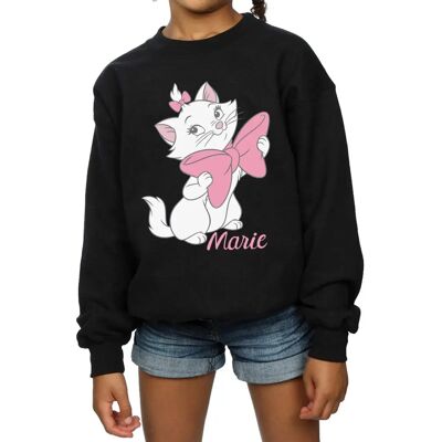 Felpa con fiocco Marie dei Aristocats Disney per bambine - Felpa Felpa con fiocco Marie dei Aristocats Disney per bambine - Felpa