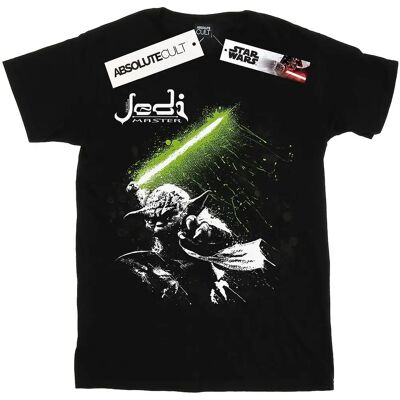 Absolute Cult Star Wars Yoda Jedi Meister Boyfriend T-Shirt Absolute Cult Star Wars Yoda Jedi Meister Boyfriend T-Shirt