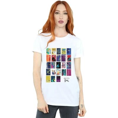 Disney Damen Soul Jazz Poster Wand T-Shirt - Legeres Oberteil Disney Damen Soul Jazz Poster Wand T-Shirt - Legeres Oberteil