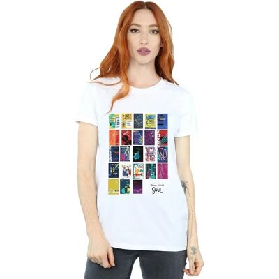 Disney Damen Soul Jazz T-Shirt - Lässig, Weiß, X-Large Disney Damen Soul Jazz T-Shirt - Lässig, Weiß, X-Large