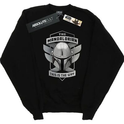 Absolute Cult Star Wars Mandalorian Sweatshirt - Schwarz XXX-Large Absolute Cult Star Wars Mandalorian Sweatshirt - Schwarz XXX-Large