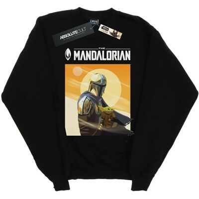 Absolute Cult - Star Wars The Mandalorian The Child Two Moons - Schwarz - Groß - Sweatshirt Absolute Cult - Star Wars The Mandalorian The Child Two Moons - Schwarz - Groß - Sweatshirt
