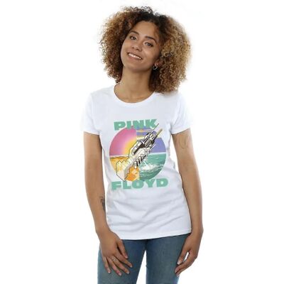 Pink Floyd Offizielles T-Shirt - Kurzarm Rundhals - Weiß Pink Floyd Offizielles T-Shirt - Kurzarm Rundhals - Weiß
