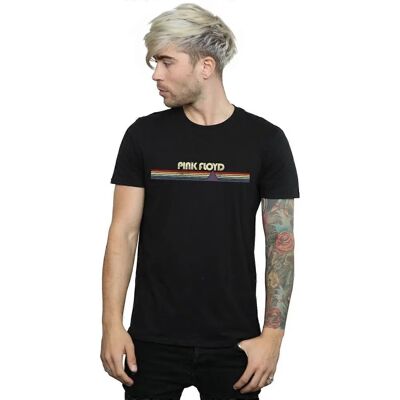 Pink Floyd Herren Schwarzer Prism Retro T-Shirt - T-Shirt Pink Floyd Herren Schwarzer Prism Retro T-Shirt - T-Shirt