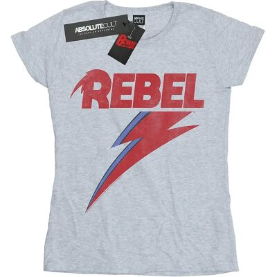 David Bowie Grey Slim Fit T-Shirt - Women David Bowie Grey Slim Fit T-Shirt - Women