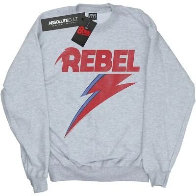 David Bowie Boys Rebel Sweatshirt - Black - 12-13 y David Bowie Boys Rebel Sweatshirt - Black - 12-13 y