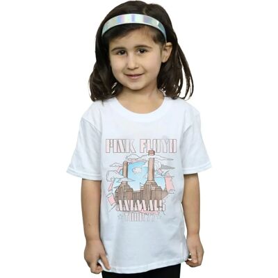 T-Shirt Bianco Pink Floyd Animal Factory - Merchandise Ufficiale T-Shirt Bianco Pink Floyd Animal Factory - Merchandise Ufficiale
