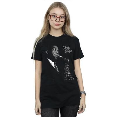 Pertemba FR - Charlie Parker Saxophon Baumwoll Boyfriend T-Shirt Pertemba FR - Charlie Parker Saxophon Baumwoll Boyfriend T-Shirt