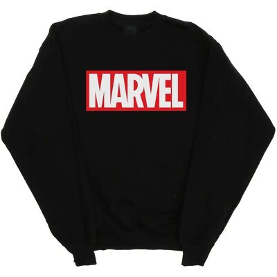 Absolute Cult Marvel Comics Herren klassisches Logo Sweatshirt - Schwarz - XXXXX-Large Absolute Cult Marvel Comics Herren klassisches Logo Sweatshirt - Schwarz - XXXXX-Large