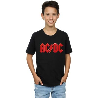 ACDC Poikien Punainen Logo T-paita - T-paita ACDC Poikien Punainen Logo T-paita - T-paita