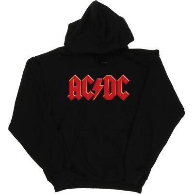 Bluza z Logo AC/DC Czerwony - Bluza z Kapturem Bluza z Logo AC/DC Czerwony - Bluza z Kapturem