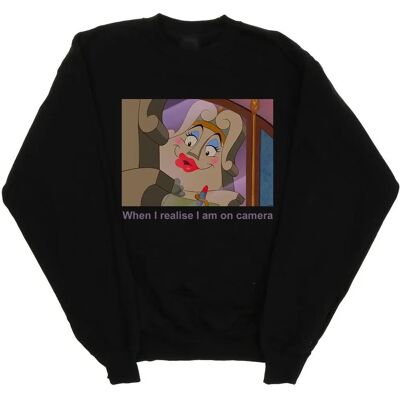 Disney Madame De La Grande Bouche Sweatshirt - Schwarz 4X-Large Disney Madame De La Grande Bouche Sweatshirt - Schwarz 4X-Large