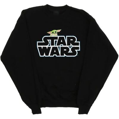 Absolute Cult Star Wars La Mando Il Bambino Logo Felpa - Felpa Absolute Cult Star Wars La Mando Il Bambino Logo Felpa - Felpa
