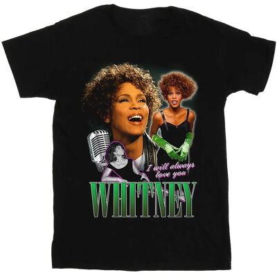 Absolute Cult Whitney Houston Herren-T-Shirt I Will Always Love You - T-Shirt Absolute Cult Whitney Houston Herren-T-Shirt I Will Always Love You - T-Shirt