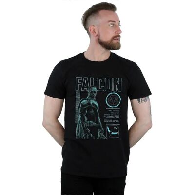 Absolute Cult Marvel Falcon Bio T-Shirt - T-Shirt Absolute Cult Marvel Falcon Bio T-Shirt - T-Shirt