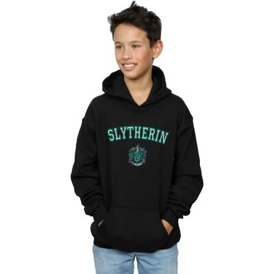 Felpa con Cappuccio Slytherin Harry Potter - Maglietta per Ragazzi Felpa con Cappuccio Slytherin Harry Potter - Maglietta per Ragazzi