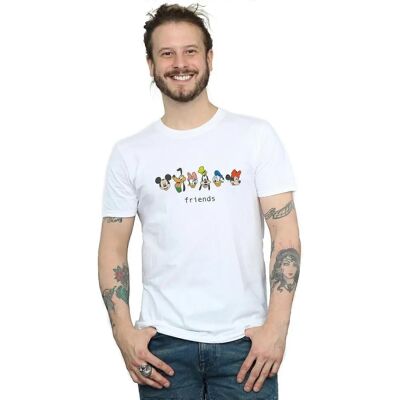 Disney Mickey Mouse T-Shirt - Slim Fit - Wit Disney Mickey Mouse T-Shirt - Slim Fit - Wit