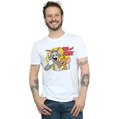 Absolute Cult Tom And Jerry Herren Daumen Hoch T-Shirt - T-Shirt Absolute Cult Tom And Jerry Herren Daumen Hoch T-Shirt - T-Shirt