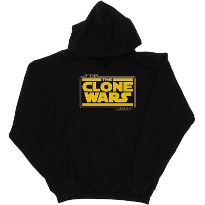 Absolute Cult Star Wars Clone Wars Logo Hoodie Black - Hoodie Absolute Cult Star Wars Clone Wars Logo Hoodie Black - Hoodie