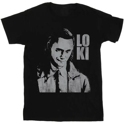 Absolute Cult Marvel Loki Kopf Poster T-Shirt - Herren Schwarz XX-Large Absolute Cult Marvel Loki Kopf Poster T-Shirt - Herren Schwarz XX-Large