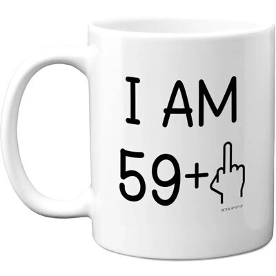 Stuff4 60th Birthday Gift Women Men Novelty Mug Middle Finger Rude Funny Joke - Mug Stuff4 60th Birthday Gift Women Men Novelty Mug Middle Finger Rude Funny Joke - Mug