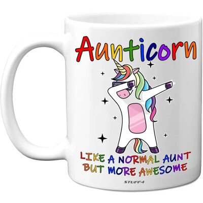 Stuff4 Aunt Unicorn Mug - Funny Birthday Gift - 11oz Ceramic Cup Stuff4 Aunt Unicorn Mug - Funny Birthday Gift - 11oz Ceramic Cup
