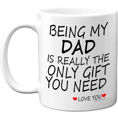 Stuff4 Being My Dad Father's Day Coffee Mug - Birthday Christmas 11oz Stuff4 Being My Dad Father's Day Coffee Mug - Birthday Christmas 11oz