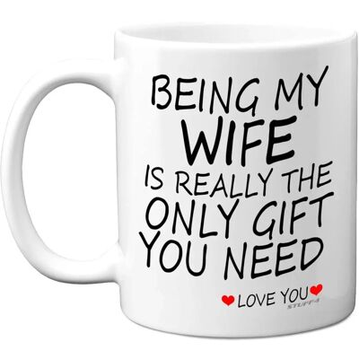Stuff4 Wife Anniversary Coffee Mug - Perfect Birthday Christmas Gift - 11oz Stuff4 Wife Anniversary Coffee Mug - Perfect Birthday Christmas Gift - 11oz