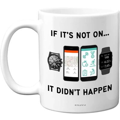 Stuff4 Cyclist Runner Funny Didn't Happen Cycling Mug Novelty Triathlon Fitness Gift - 11oz Stuff4 Cyclist Runner Funny Didn't Happen Cycling Mug Novelty Triathlon Fitness Gift - 11oz