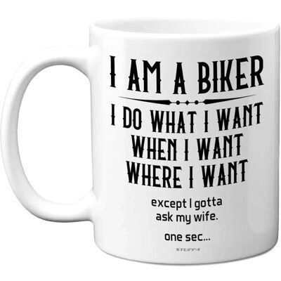 Stuff4 Funny Biker Mug Gifts Men 11oz - Motorcycle Coffee Cup Stuff4 Funny Biker Mug Gifts Men 11oz - Motorcycle Coffee Cup