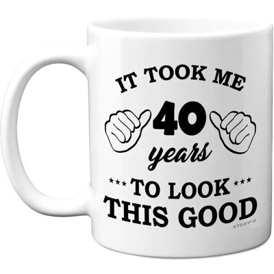 Stuff4 40th Birthday Mug - Funny Gift Men Women 11oz Ceramic Stuff4 40th Birthday Mug - Funny Gift Men Women 11oz Ceramic