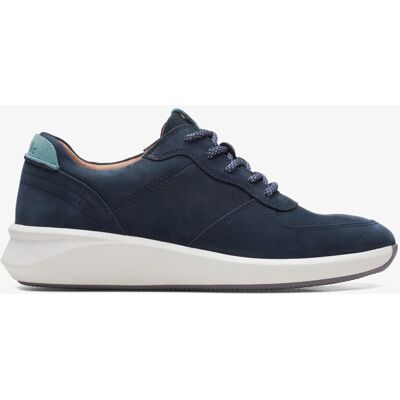 Clarks Un Rio Sprint - Navy nubuck leer - Sneakers Clarks Un Rio Sprint - Navy nubuck leer - Sneakers