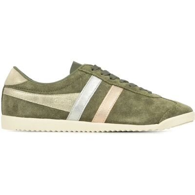 Gola Chaussures Femme Bullet Mirror Trident Khaki Argent Taille 3 - Publicité Gola Chaussures Femme Bullet Mirror Trident Khaki Argent Taille 3 - Publicité