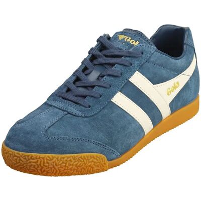 Gola Harrier Suede (CMA192) - encre/blanc cassé - Publicité Gola Harrier Suede (CMA192) - encre/blanc cassé - Publicité