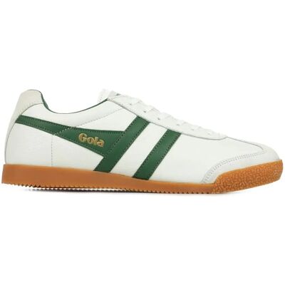 Gola Harrier Lederschuhe - Weiß Schwarz - UK 11 Gola Harrier Lederschuhe - Weiß Schwarz - UK 11