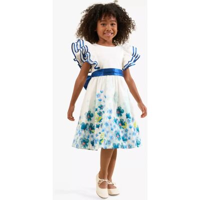 Angel & Rocket Emilie Cotton Floral Border Dress - Dress Angel & Rocket Emilie Cotton Floral Border Dress - Dress