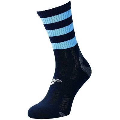 Chaussettes de football Precision Pro Hooped - Marine/ Bleu - Chaussettes de football Chaussettes de football Precision Pro Hooped - Marine/ Bleu - Chaussettes de football
