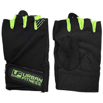Urban Fitness Equipment Unisex Adult Training Glove - Black/Green S Urban Fitness Equipment Unisex Adult Training Glove - Black/Green S