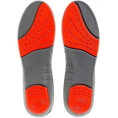 Sorbothane Double Strike Insoles Grey/Red - Insoles Sorbothane Double Strike Insoles Grey/Red - Insoles
