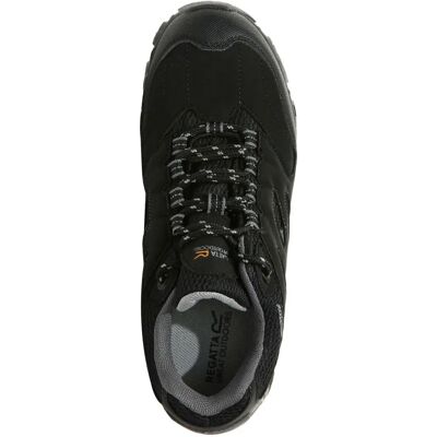 Botas de Caminhada para Crianças Regatta - Preto/Granito - Tamanho UK 12 Botas de Caminhada para Crianças Regatta - Preto/Granito - Tamanho UK 12