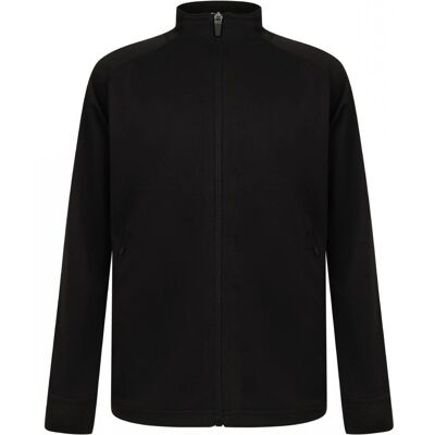 Finden & Hales Children's Track Top - Kids' Black 9-10 Years Finden & Hales Children's Track Top - Kids' Black 9-10 Years