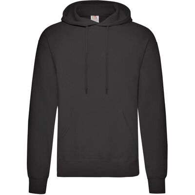Fruit Of The Loom Black 5XL Hooded Sweatshirt - Hooded Sweatshirt Fruit Of The Loom Black 5XL Hooded Sweatshirt - Hooded Sweatshirt
