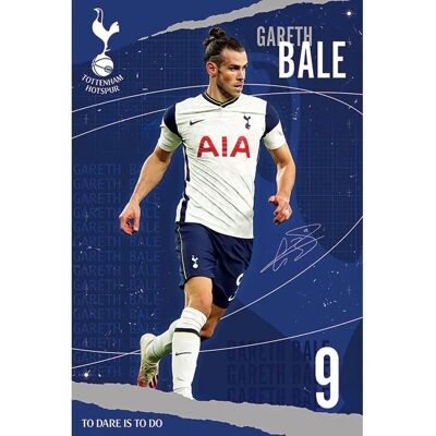 Tottenham Hotspur FC Gareth Bale Poster Navy - Poster Tottenham Hotspur FC Gareth Bale Poster Navy - Poster