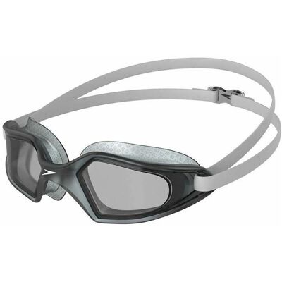 Speedo Unisex Adult Hydropulse Swimming Goggles - White/Grey Speedo Unisex Adult Hydropulse Swimming Goggles - White/Grey