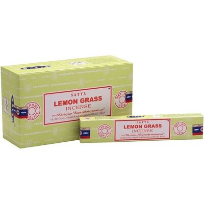 Satya Lemongrass Incense Sticks - 120 Pack - Unisex Satya Lemongrass Incense Sticks - 120 Pack - Unisex
