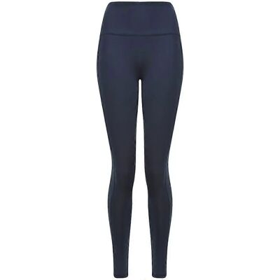 Tombo Womens/Ladies Navy High Waist Pocket Leggings - Leggings Tombo Womens/Ladies Navy High Waist Pocket Leggings - Leggings